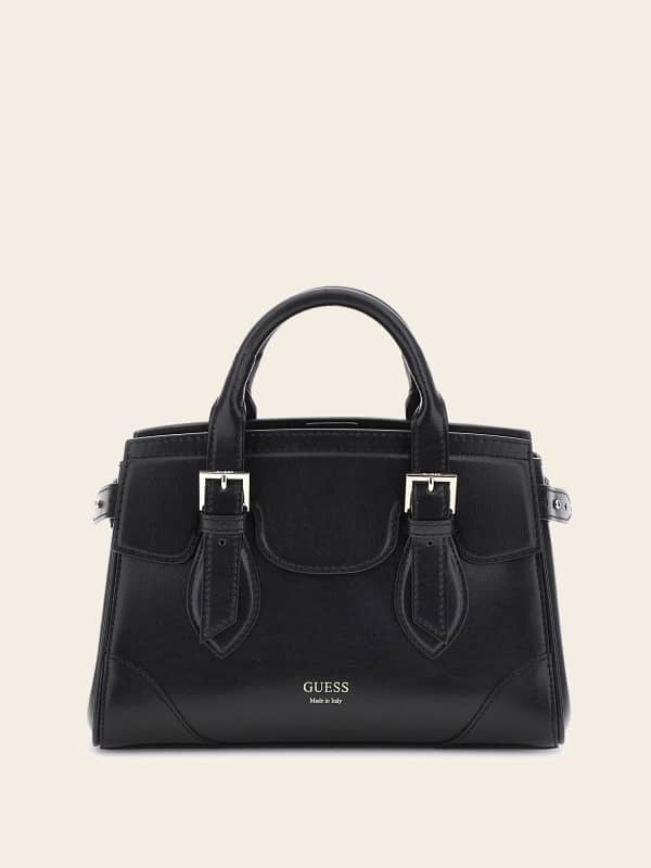 GUESS Mini-Henkeltasche Diana Echtleder