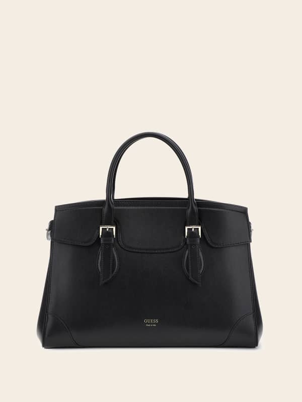 Guess Diana Genuine Leather Maxi Handbag