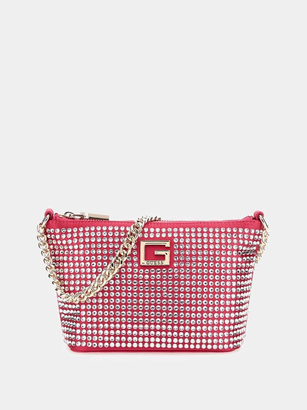 GUESS Mini-Schultertasche Gilded Glamour Mit Strass