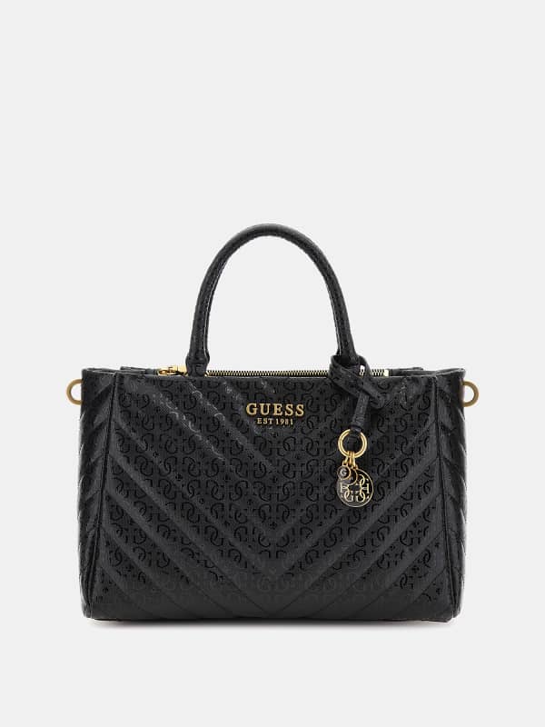 GUESS Henkeltasche Jania 4G-Logo