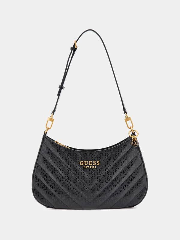 GUESS Schultertasche Jania 4G-Logo