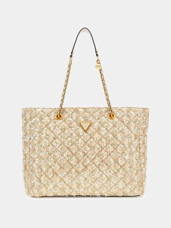 GUESS Shopper Giully Tweed-Optik