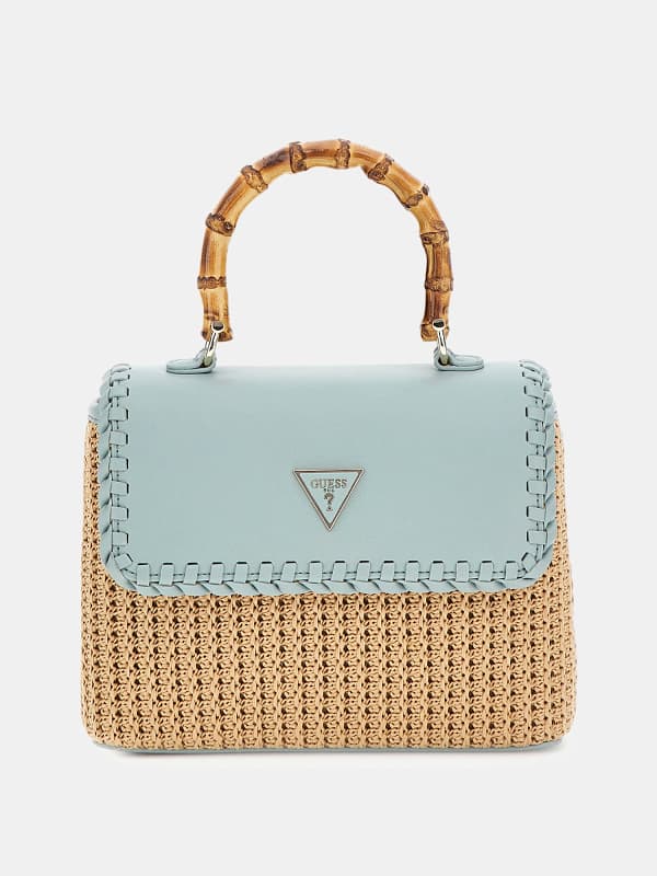 Guess Heloisa Raffia Crossbody Bag