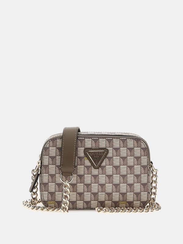 Guess Vikky Geometric Crossbody