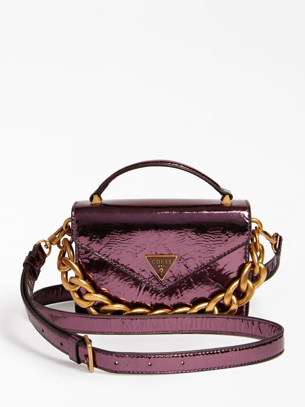 Guess Foiled Retour Micro Crossbody Bag