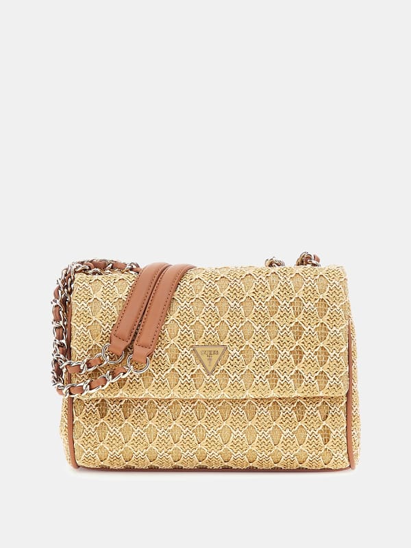 GUESS Merrill Crossbody Raffia