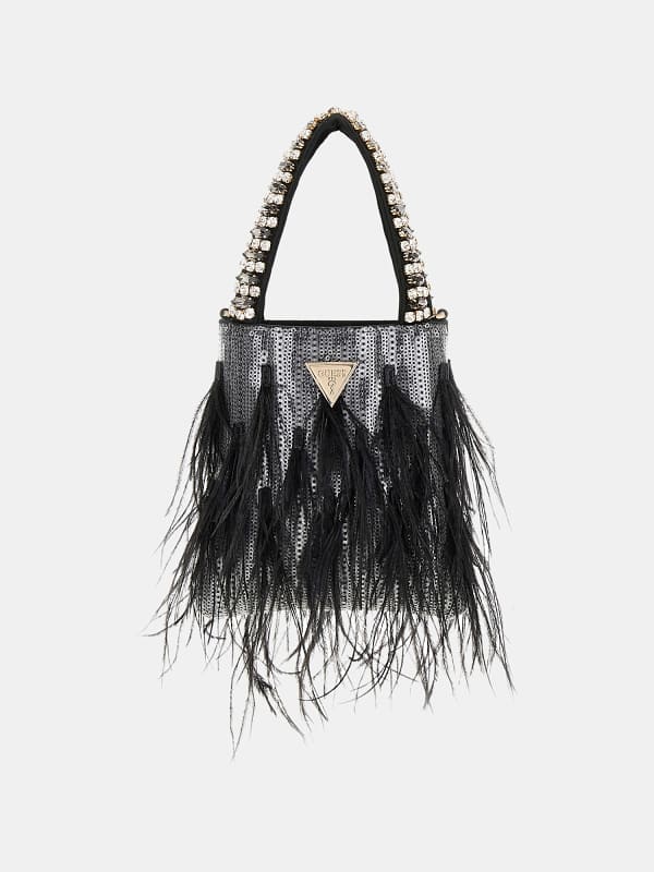 GUESS Pochette Misea Plumes