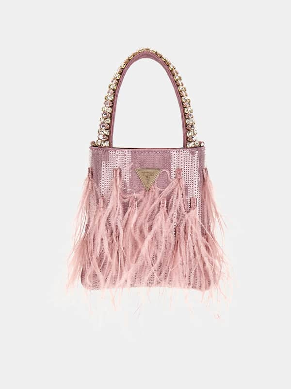 GUESS Pochette Misea Plumes