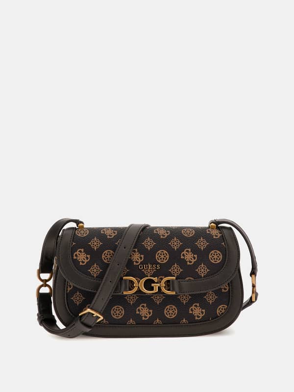 GUESS Sac À Bandoulière Dagan 4G Pivoine