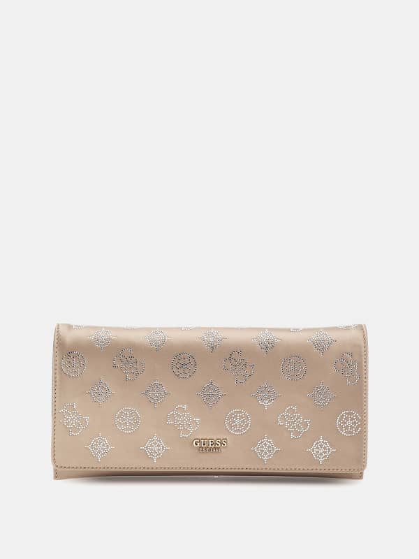 Guess Gilded Glamour Satin Crossbody