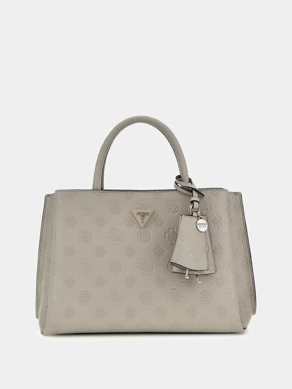 GUESS Henkeltasche Jena 4G-Logo Peony-Logo