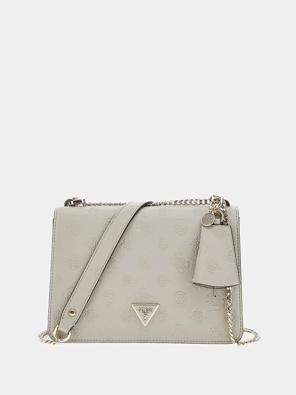 Guess Jena 4G Peony Logo Shoulder Bag