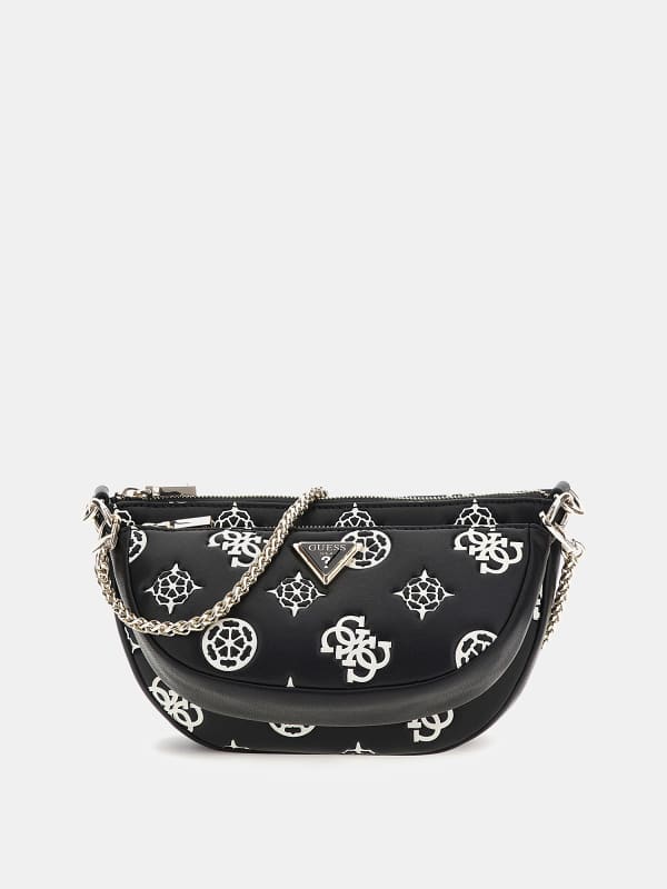 GUESS Sac À Bandoulière Deesa Logo 4G Pivoine