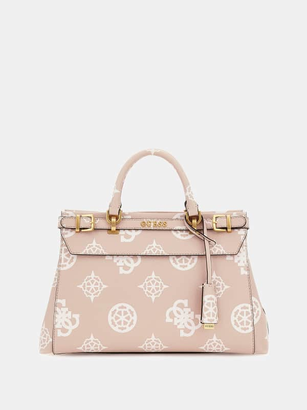 GUESS Sac À Main Sestri Logo 4G Pivoine