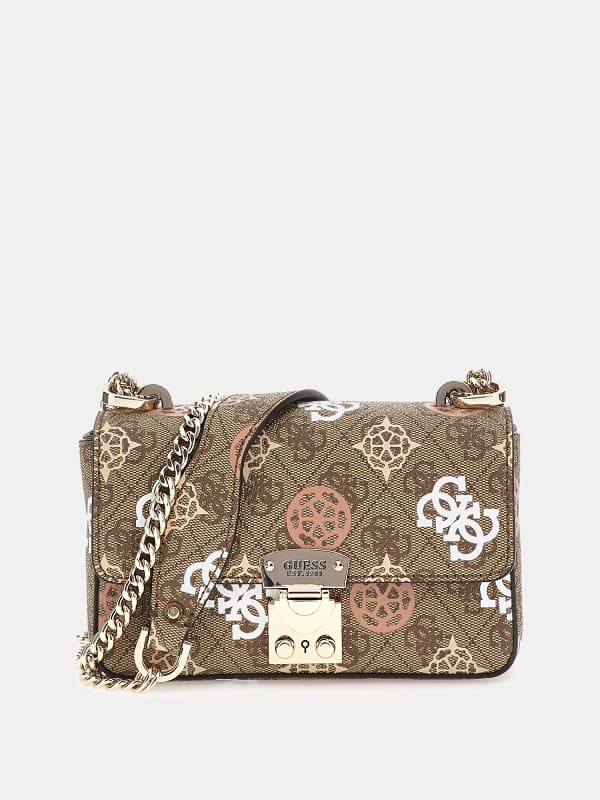 Guess Eliette 4G Peony Logo Mini Crossbody