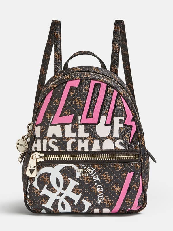 guess urban chic logo backpack