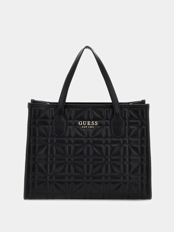 GUESS Sac À Main Silvana Surpiqué