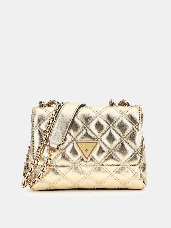 Guess Giully Laminated Mini Crossbody