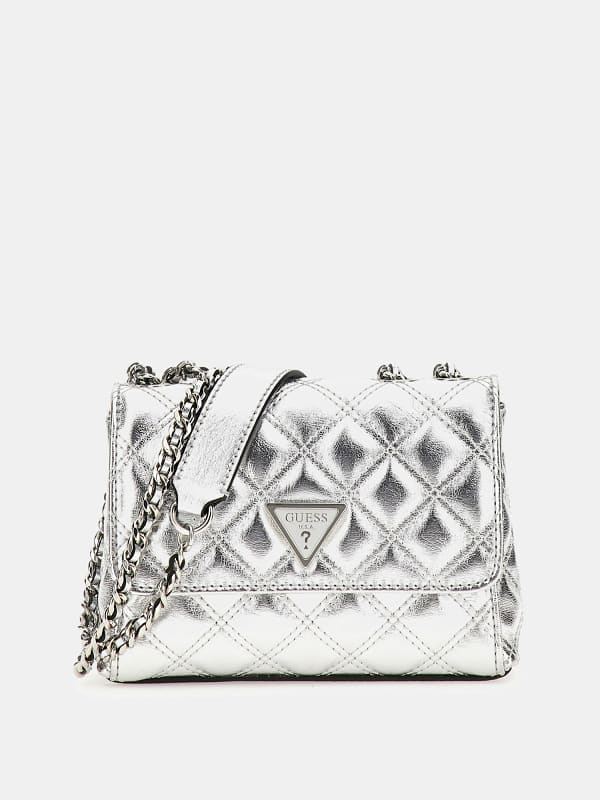 GUESS Mini Bandolera Giully Laminada