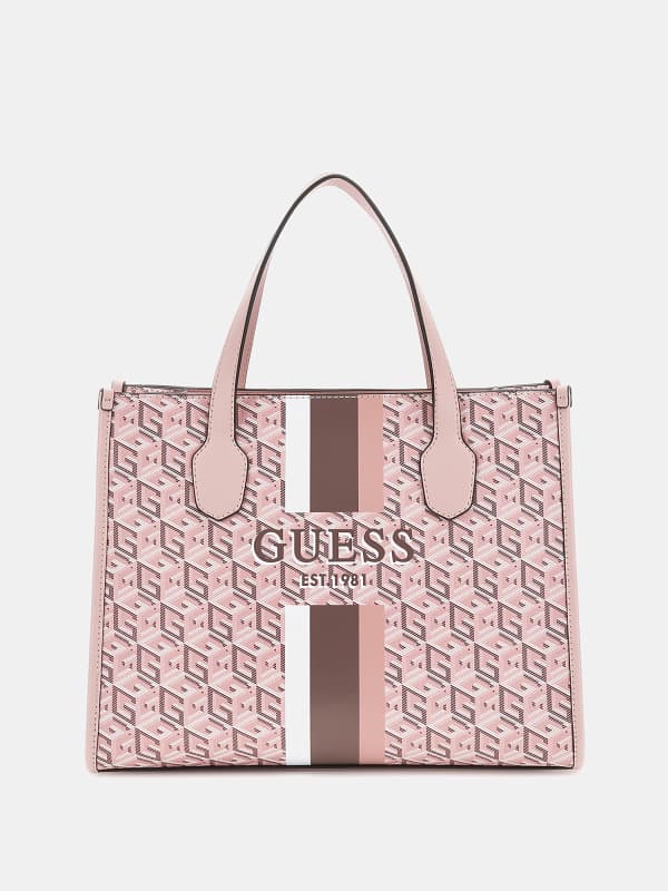 GUESS Sac À Main Silvana Logo G Cube