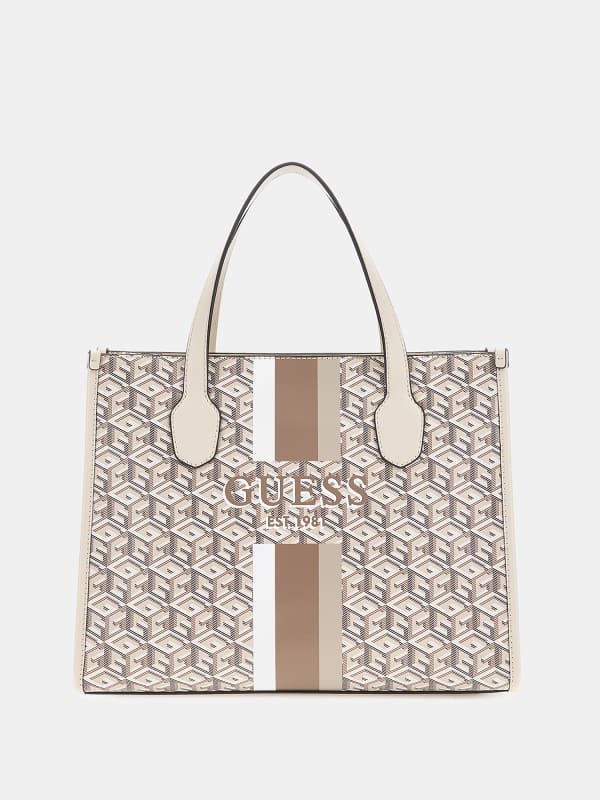 GUESS Borsa A Mano Silvana G Cube Logo