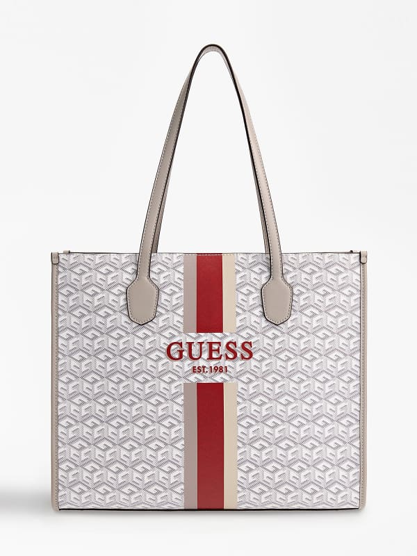 GUESS Bolso Shopper Silvana Logo G Cube