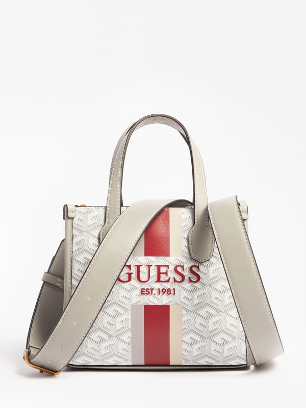 GUESS Micro Sac Main Silvana Logo G Cube