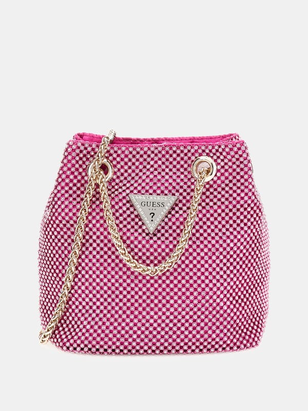 GUESS Minibolso Cubo Sofia Strass