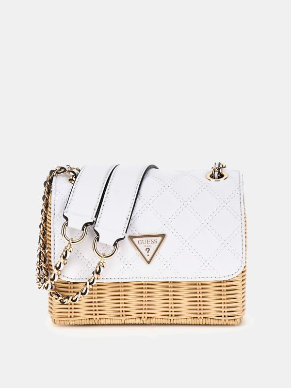 GUESS Mini Sac À Bandoulière Giully Paille