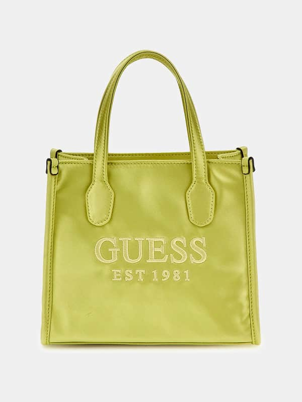 GUESS Mini-Henkeltasche Silvana Aus Satin