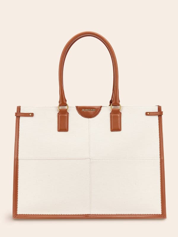 Guess Stilla Cotton Maxi Shopper