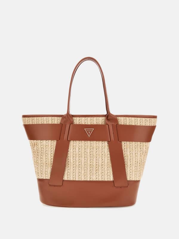 GUESS Sac Cabas Tuane Raphia