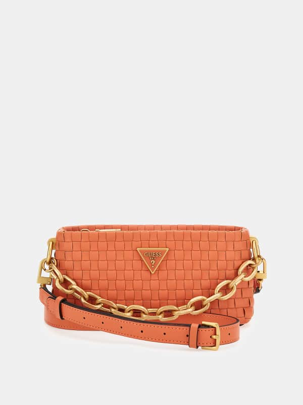 Guess Lisbet Woven Mini Crossbody