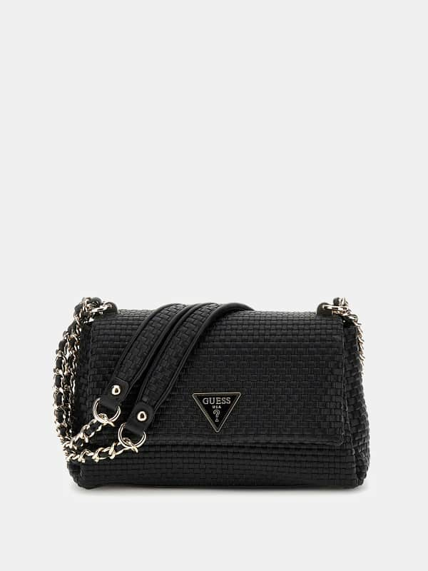 GUESS Etel Mini-Crossbody Vlechtpatroon