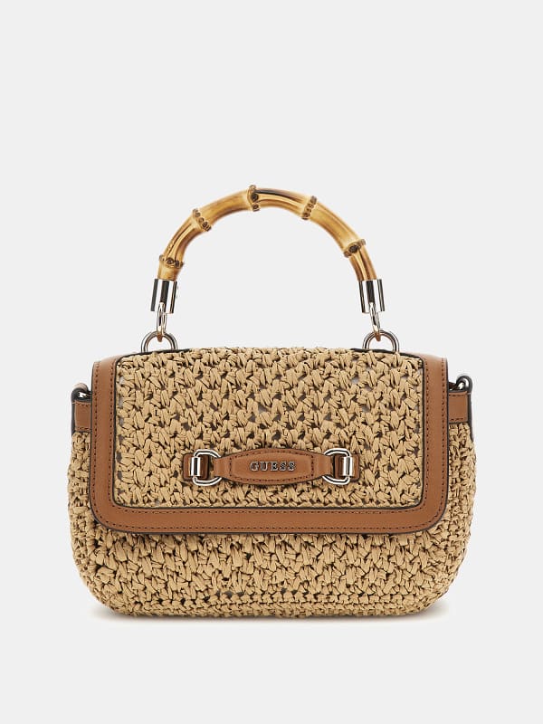 Guess Siria Straw Handbag