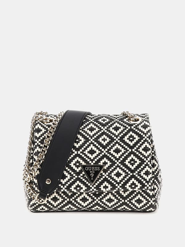 Guess Rianee Geometric Mini Crossbody