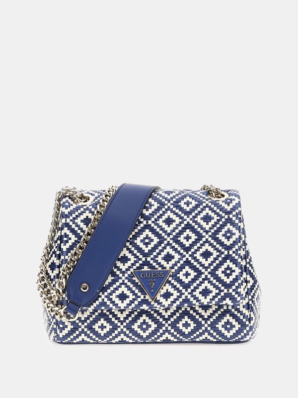 Guess Rianee Geometric Mini Crossbody