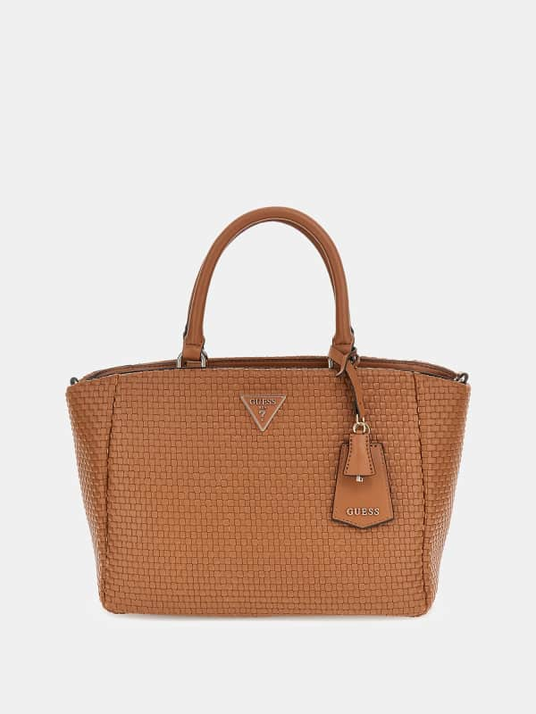 GUESS Geflochtene Henkeltasche Etel