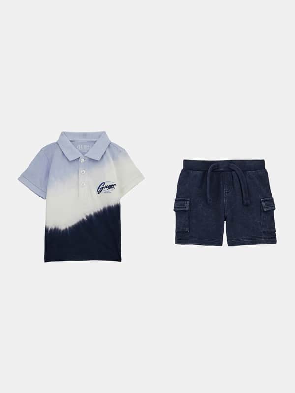 Guess Kids Polo And Shorts Set