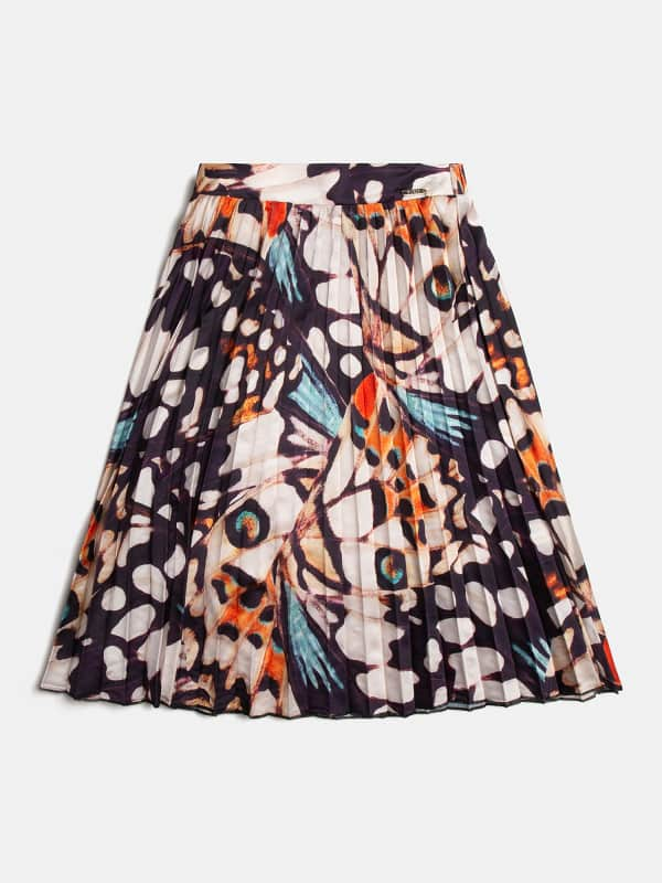 Guess All Over Print Midi Skirt