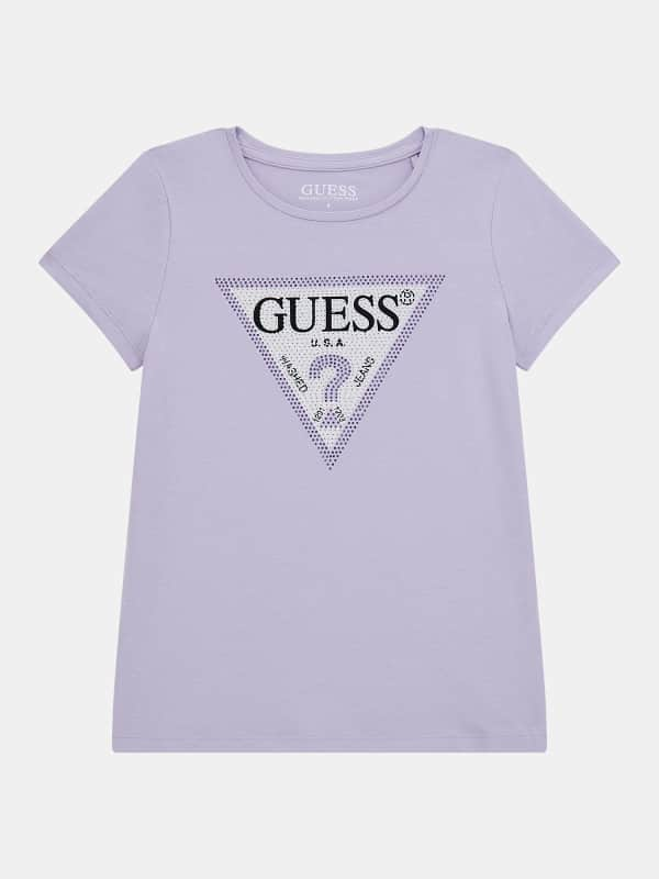 GUESS T-Shirt Logo Triangulaire