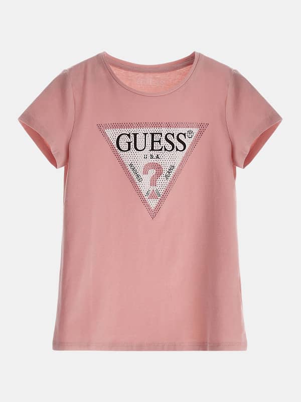 GUESS Camiseta Logotipo Triángulo