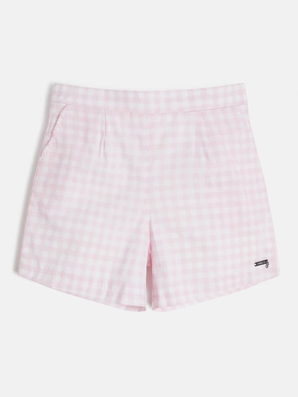 Guess Gingham Checked Shorts