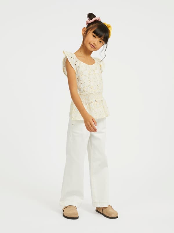 Guess Kids Eyelets Blouse