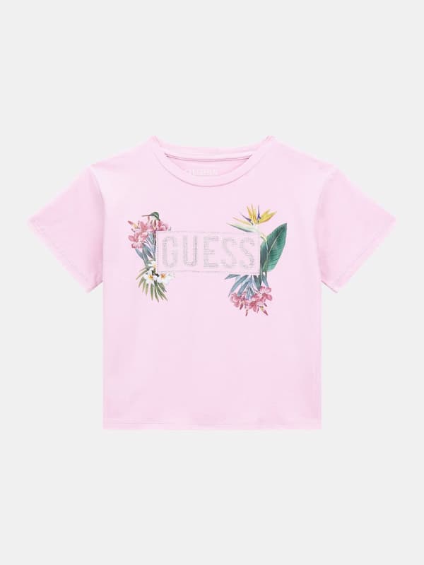 Guess Kids Front Logo Stretch T-Shirt