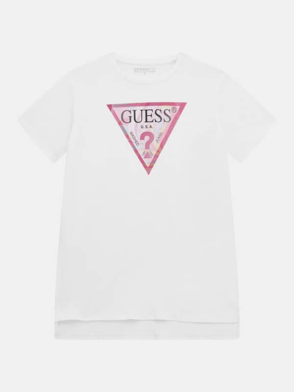 GUESS Camiseta Elástica Con Logotipo Triángulo