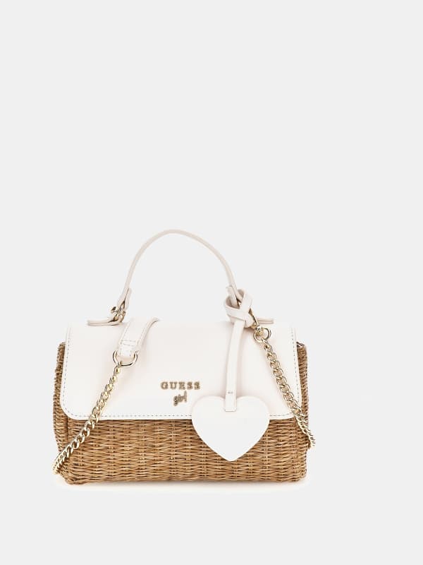 Guess Straw Mini Crossbody Bag