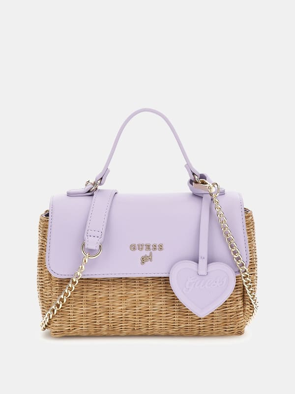 Guess Straw Mini Crossbody Bag