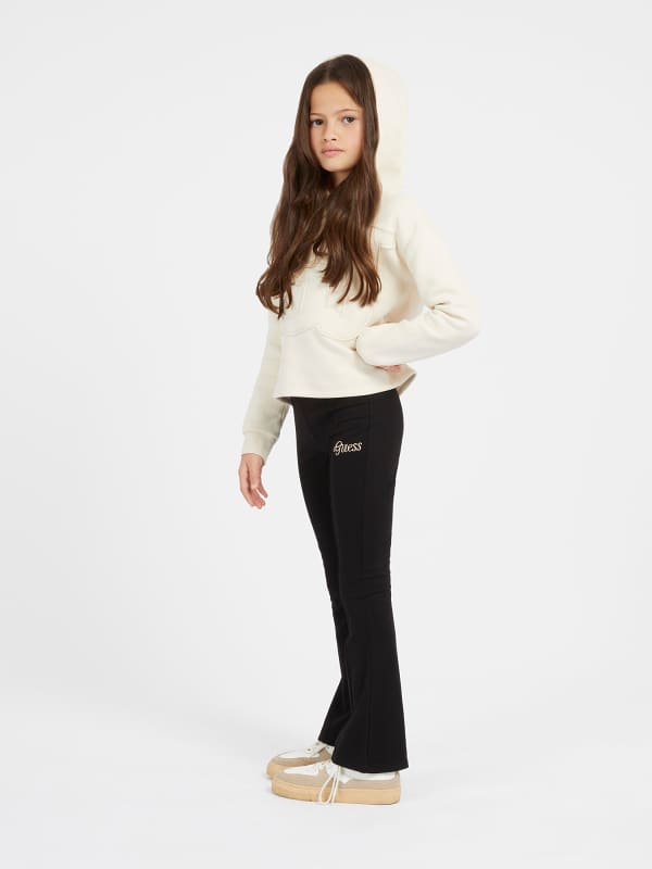 Guess Small Logo Embroidery Flare Pant