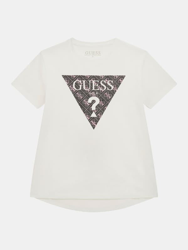 GUESS Camiseta Logotipo Triángulo